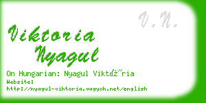 viktoria nyagul business card